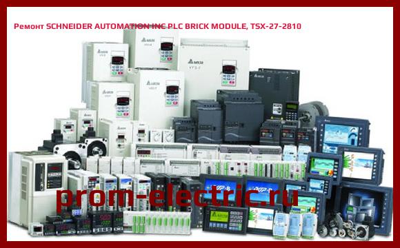 Image [РЕМОНТ] SCHNEIDER AUTOMATION INC PLC BRICK MODULE, TSX-27-2810